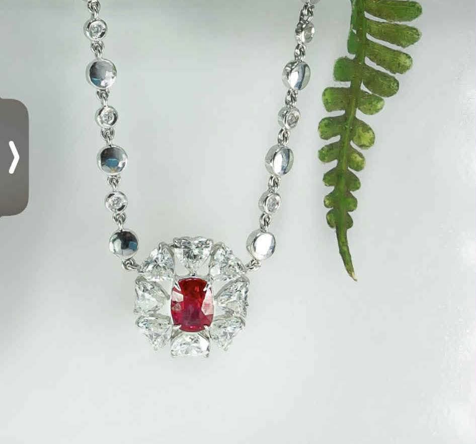 FINEST RUBY HERITAGE CHAIN