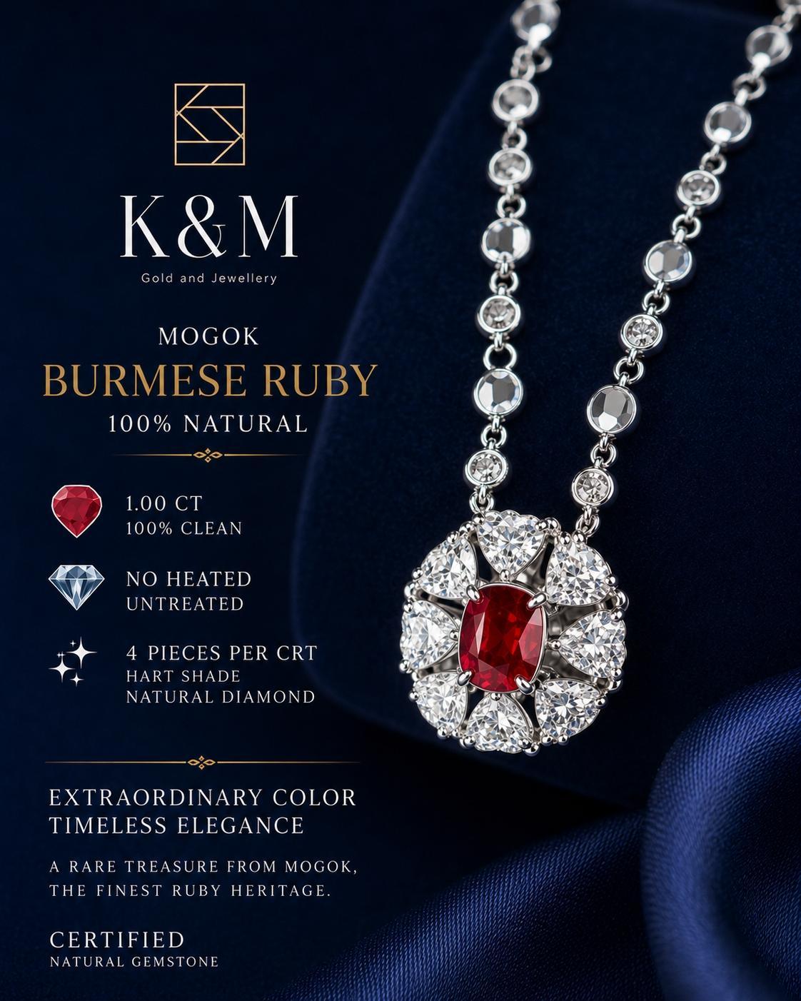 FINEST RUBY HERITAGE CHAIN